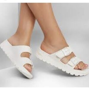 Skechers Cali Gear Cali Breeze 2.0 Royal Texture womens Slide Sandal Size 11